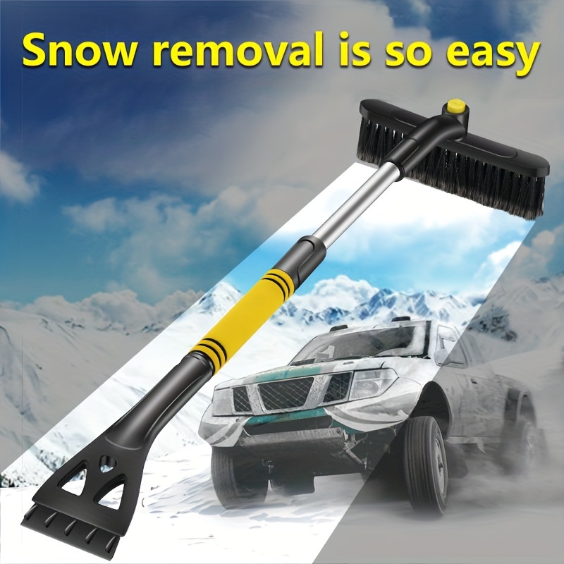 Adjustable Angel Car Snow Shovel 2 in 1 Snow Brush Window - Temu