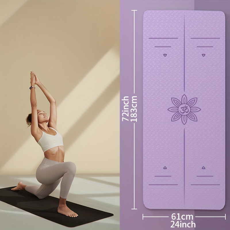 10mm Extra Thick Yoga Mat 183cm x 61cm High Quality NRB Non-slip Yoga –  Fitness Gear UK