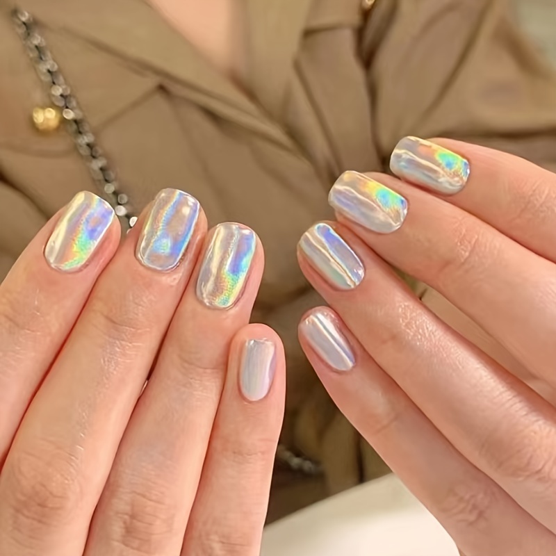 50 Eye-Catching Chrome Nails to Revolutionize Your Nail Game - The Cuddl | Chrome  nails, Pretty nail art designs, Chrome manicure