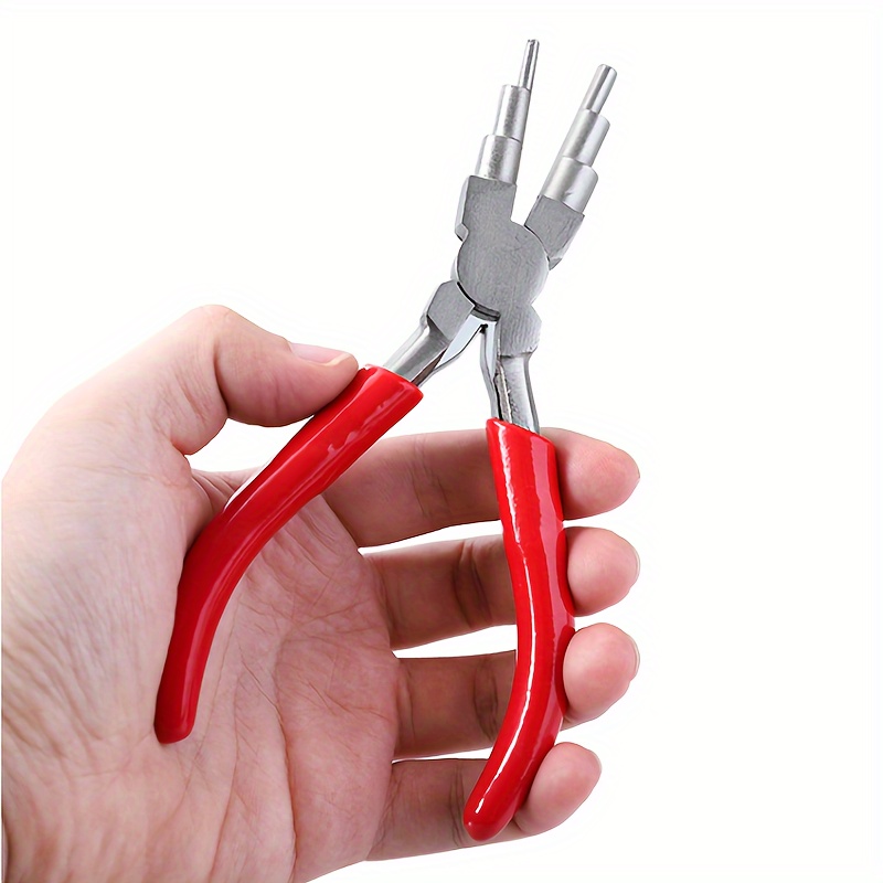Bail Making Pliers, 6 in 1 Round Nose Pliers for Making Jump Rings, Wire  Wrapping, Jewelry Making, Loop Making, Forming Bends