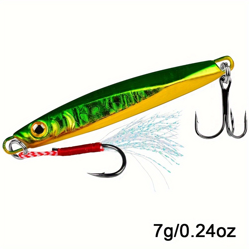 Sea Fishing Lures Metal Casting Fast Sinking Spinner 160g Jigs Hook Bass Cod