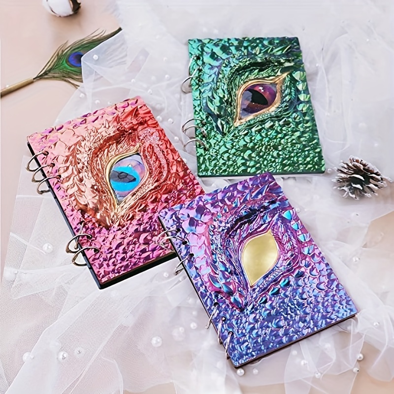Note Book Cover Resin Molds Unique Dragon Eye Pattern - Temu
