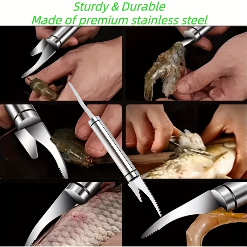 Multipurpose Kitchen Shears Multifunctional Shrimp Peeler - Temu
