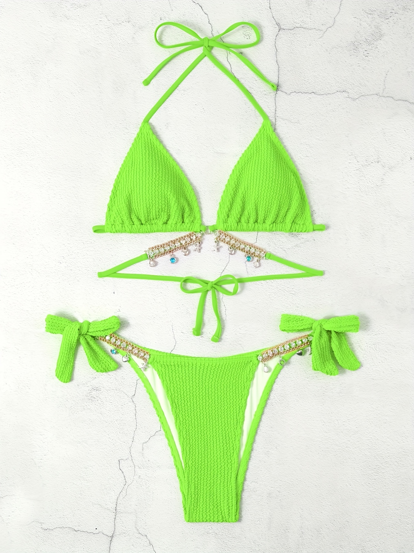 Bling Bikini : Women Swimwear Lime