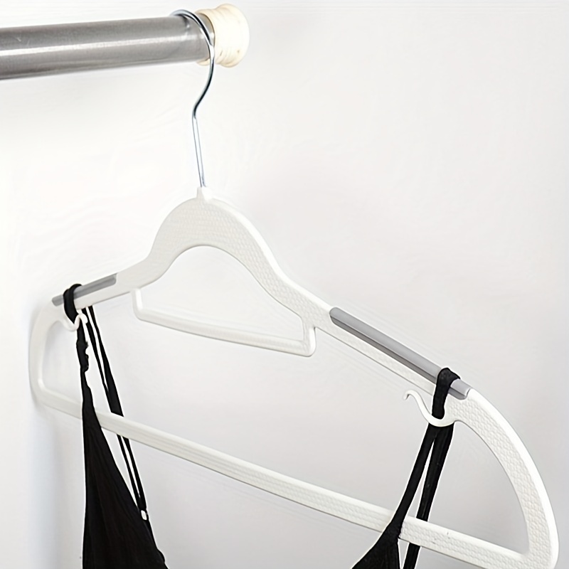 5/10pcs Plastic Clothes Hanger Household Anti-slip Clothes Hanger