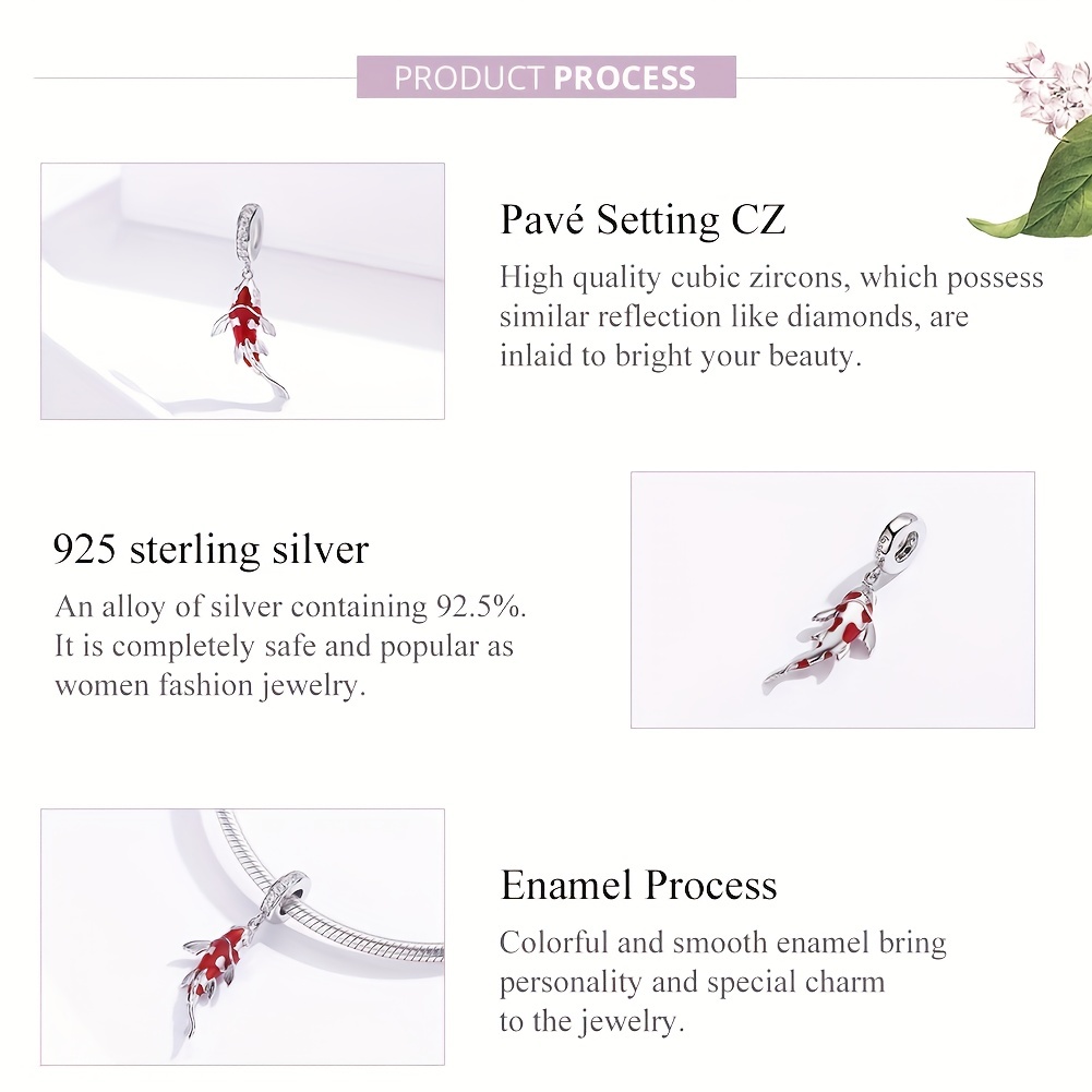 Fish Couture Charm  Sterling silver bracelets, Silver bracelets, Sterling silver  charm