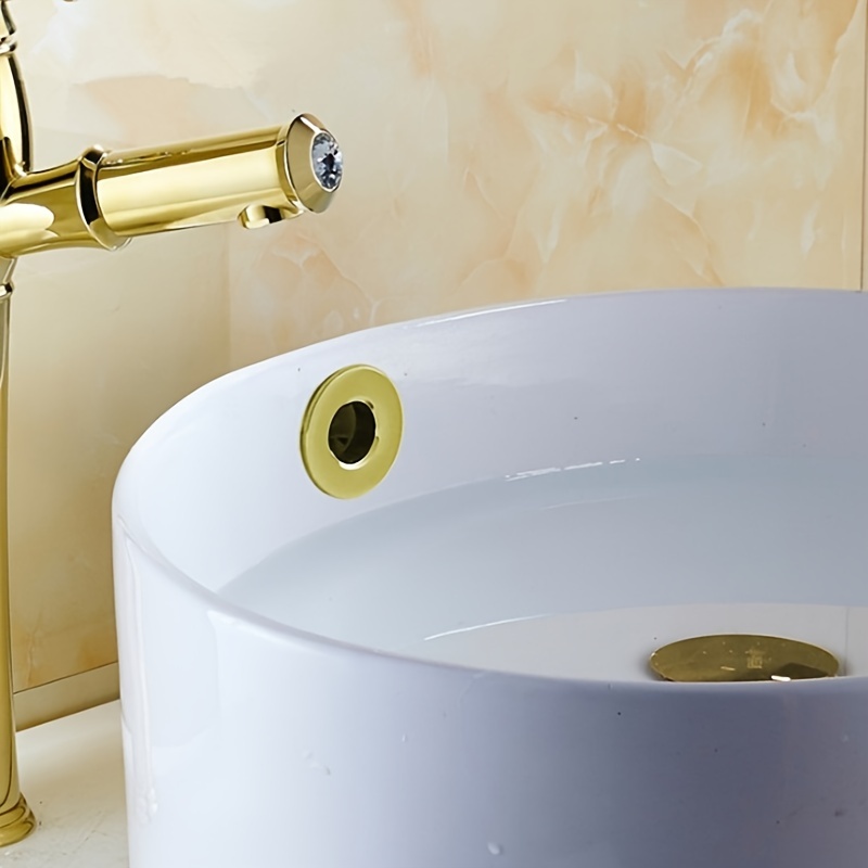 bathroom basin faucet sink overflow cover brass six foot details 5