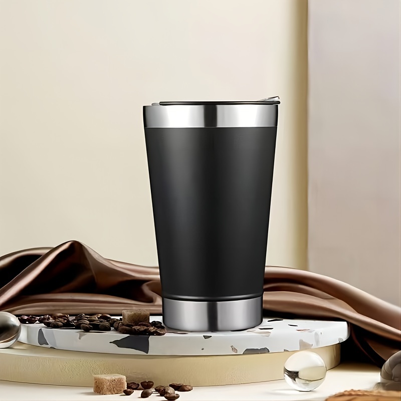 500ml 304 Stainless Steel Coffee Cup Cold Water Beer Mug with