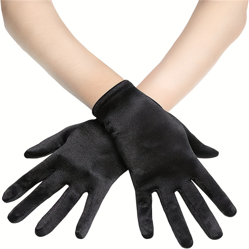 ladies short dress gloves