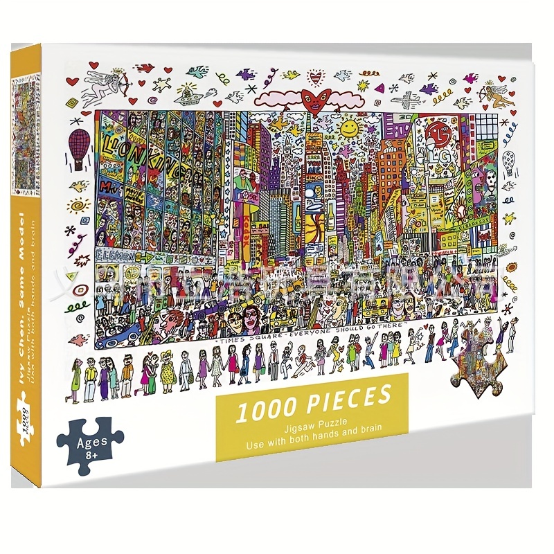 1000 Piece Jigsaw Puzzle City Life Pattern for Adults and Kids
