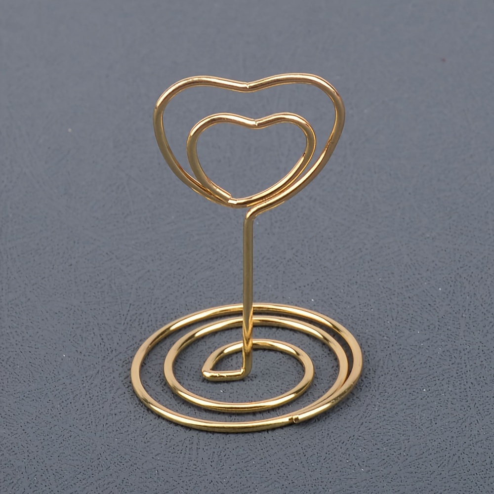 Image of -dimensional -shaped Business Card Holder, A Unique And Delicate Office Supply And Student Accessory, A Valentine's Day Surprise Message Gift Note Clip