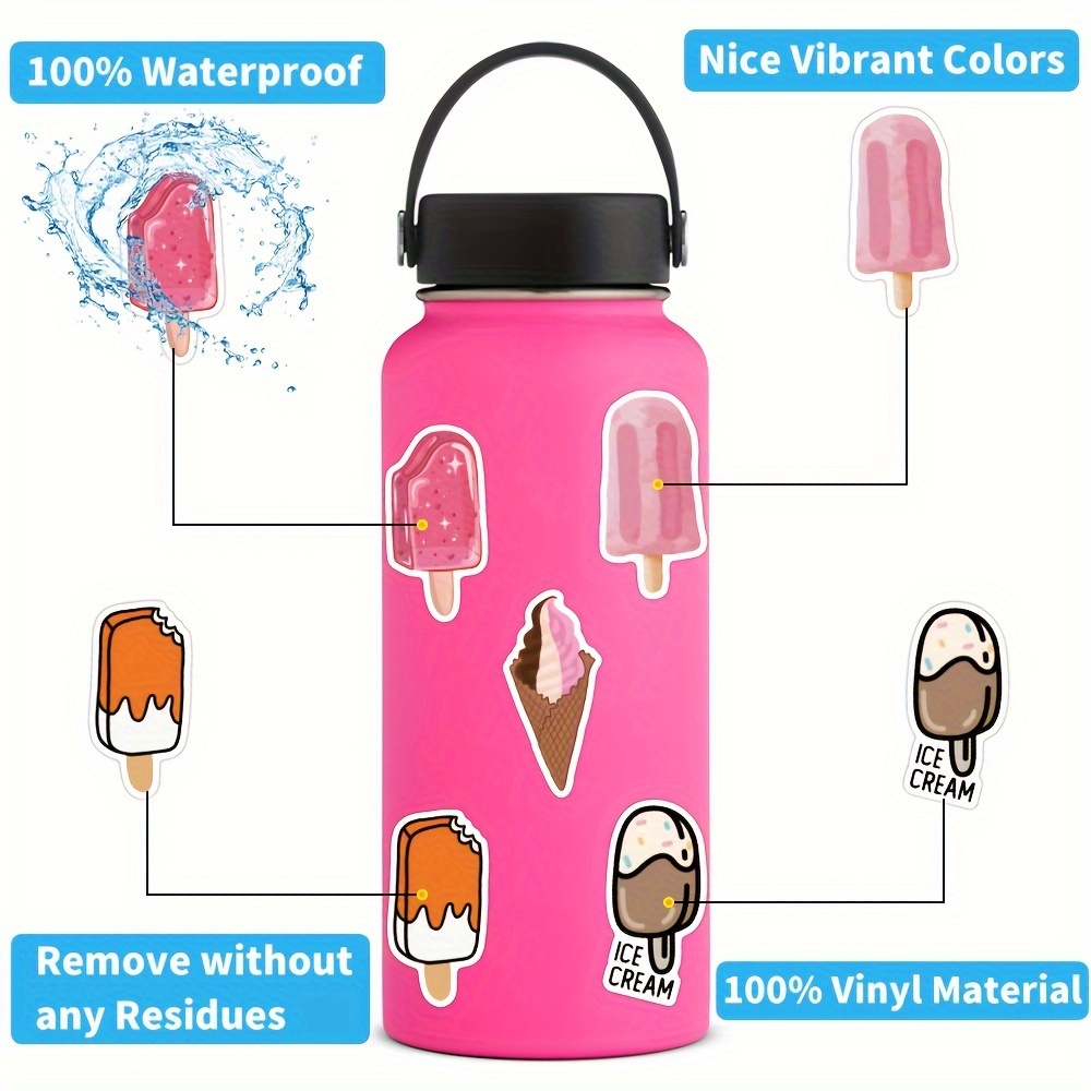 Cute Ice Cream Hydro Flask Sticker