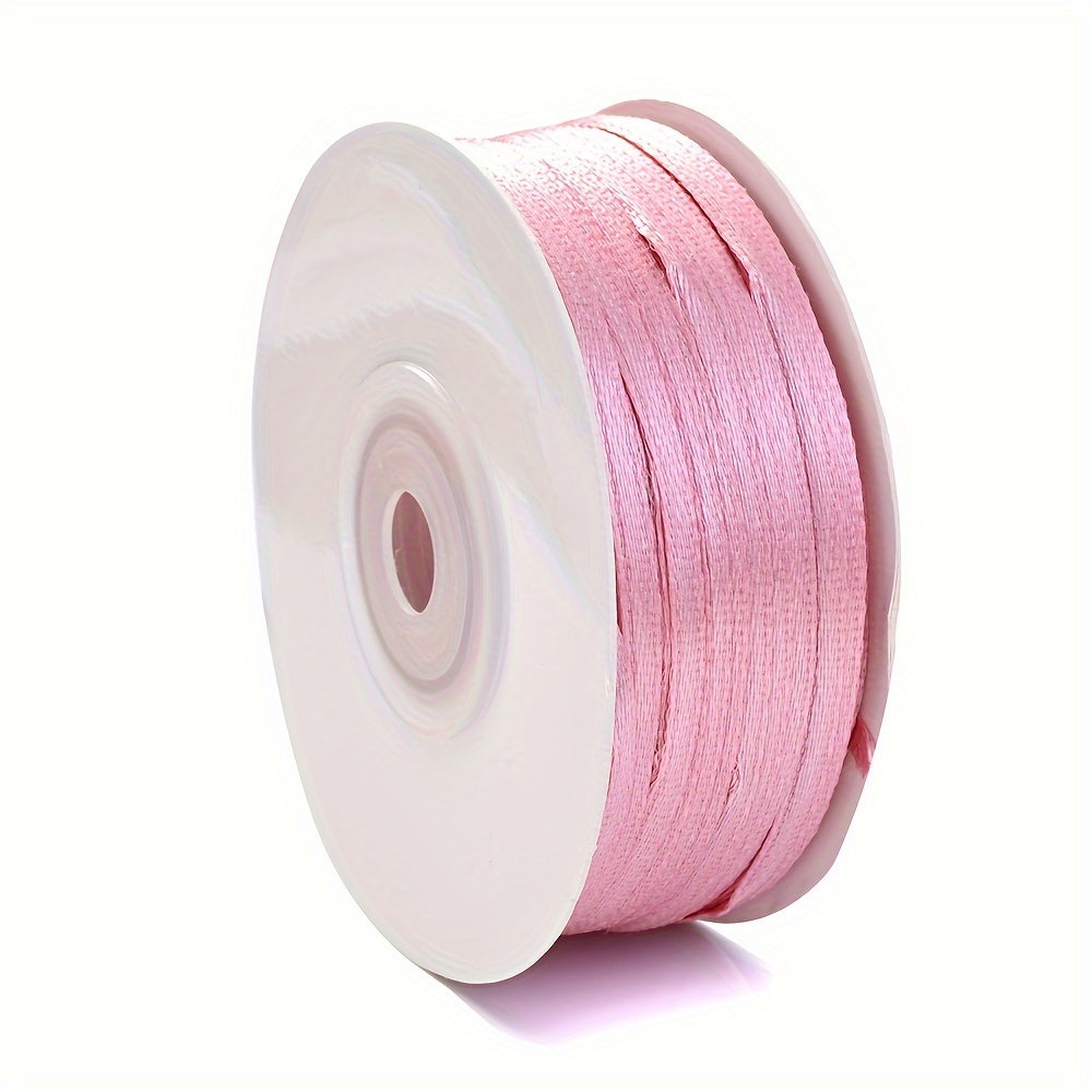 Light Pink - Satin Ribbon Wire Edge - ( W: 1 - 1/2 inch | L: 25 Yards )