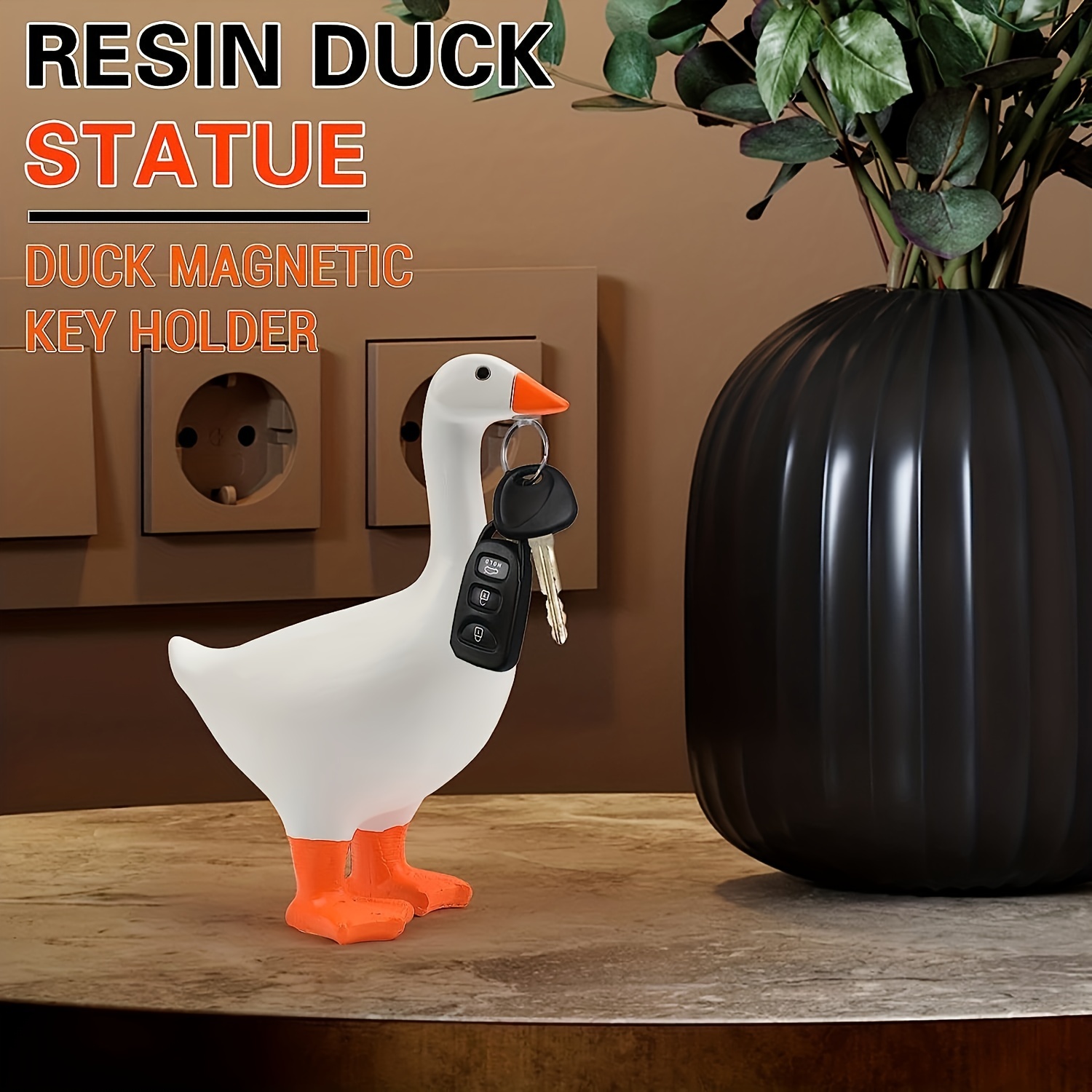 Untitled Goose Game Key Holder figurine statue model with magnet