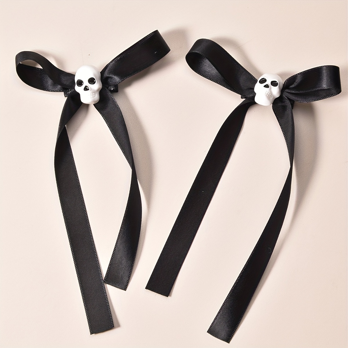 Hair cliw Black Ribbon Hair Bows for Women Clips Vintage Bowknot Side  Hairpin Barrettes Headdress Hair Accessories