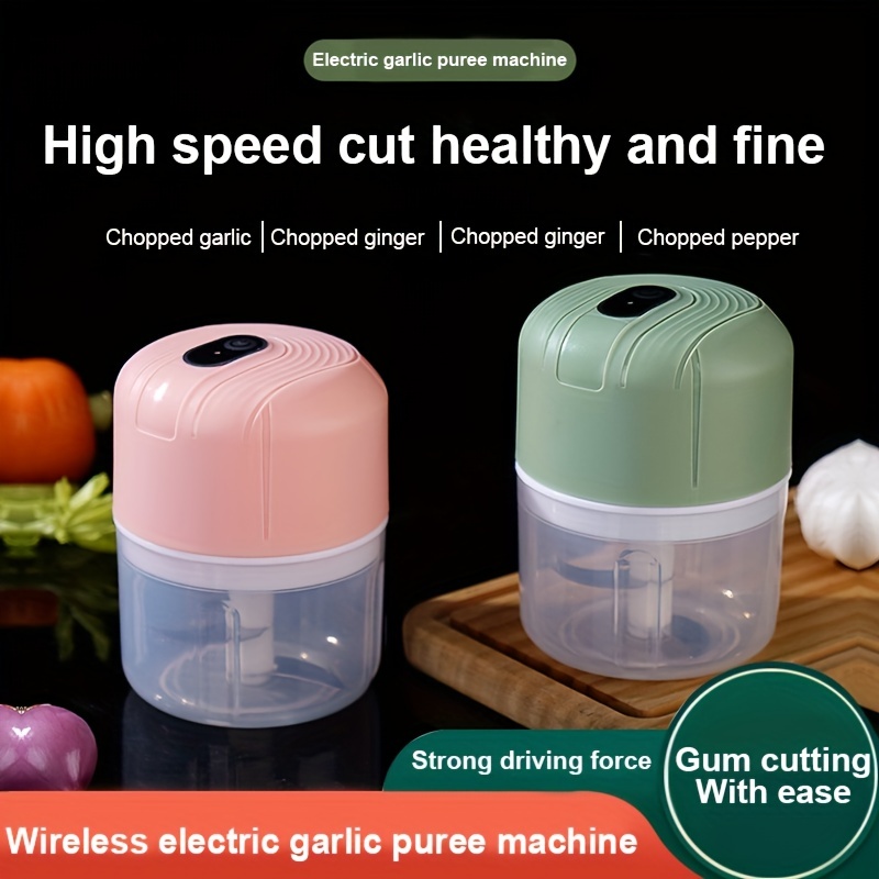 Wireless Electric Garlic Puree Machine, Food Auxiliary Food