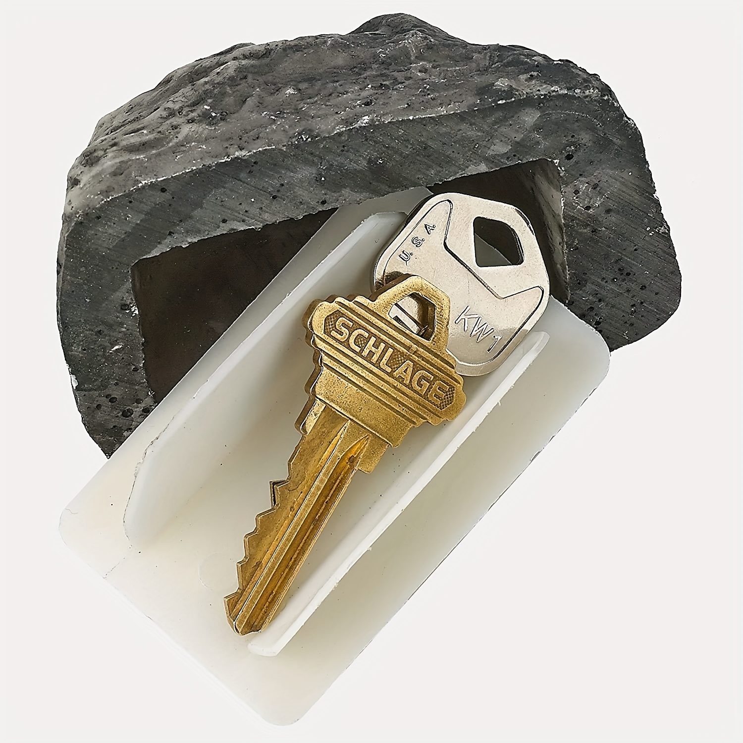 Lunartec Schlüsselversteck: Geheimversteck in Steinoptik, für Schlüssel,  Caches u.v.m. (Schlüsselversteck echter Stein)