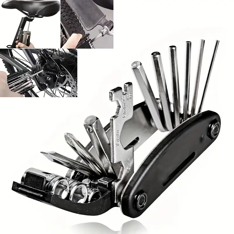 16 In 1 Multifunctional Tool Set, Portable, Foldable, Portable Small Tools,  Bicycle Maintenance, Household Universal Screwdriver Set