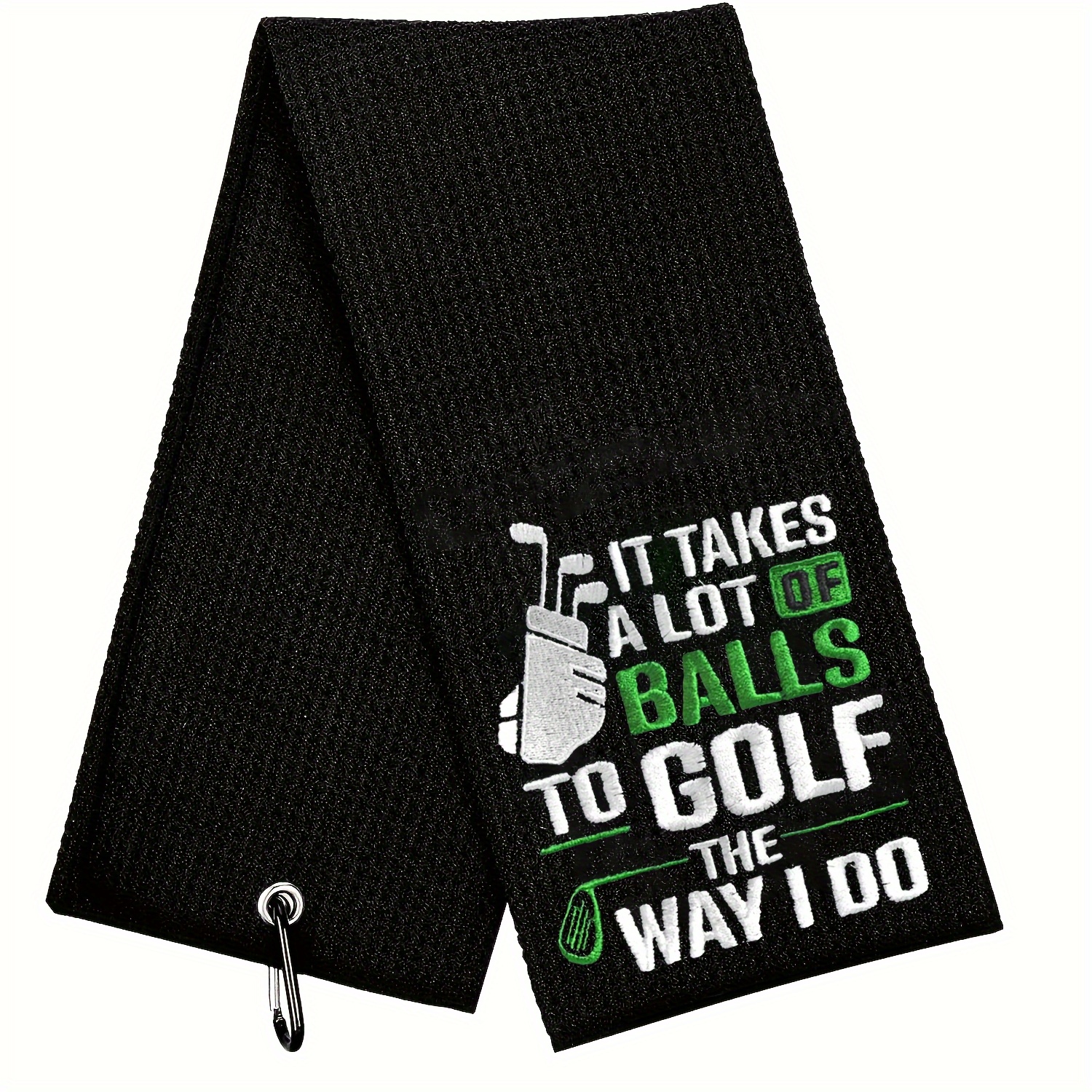 Embroidered Funny Golf Towel With Clip Perfect Golf Gifts - Temu