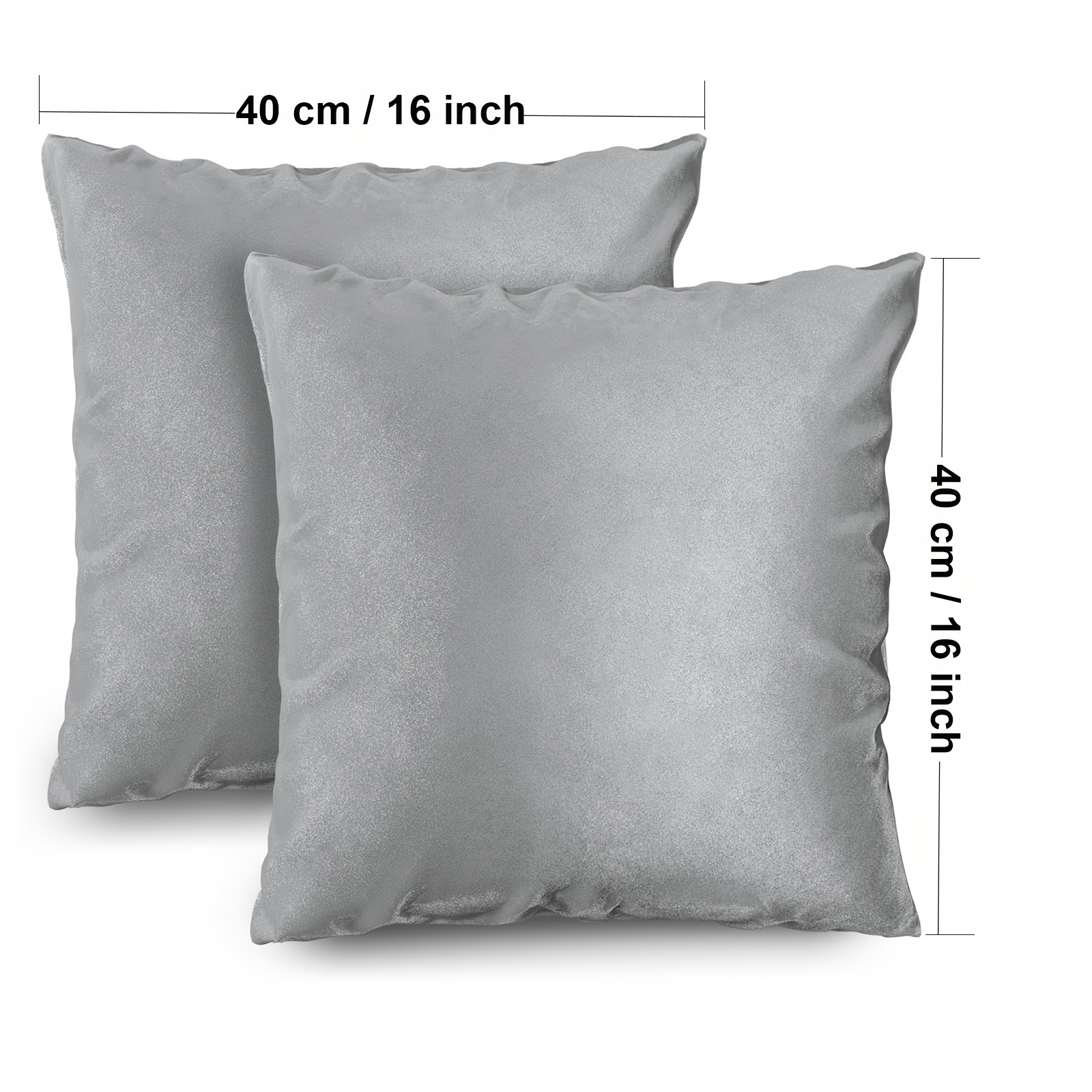Solid Velvet Throw Pillow Covers Soft Modern Square - Temu