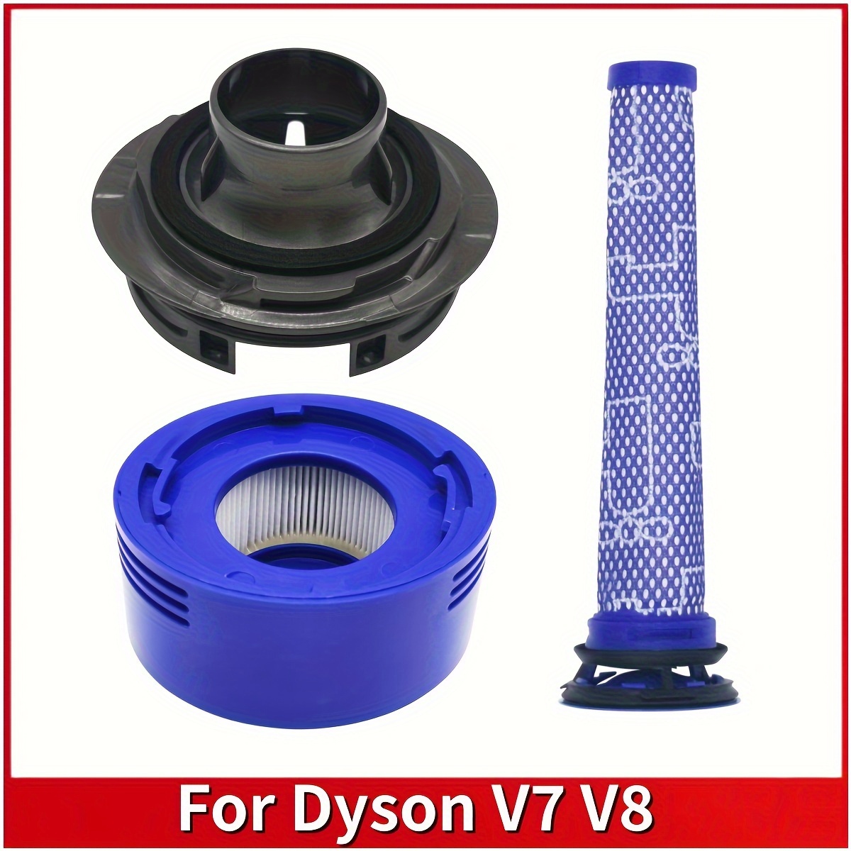 Jelter 2 pack V15 detect filters replacement parts compatible for Dyson V15  Hepa post filter detects + SV14 vacuums
