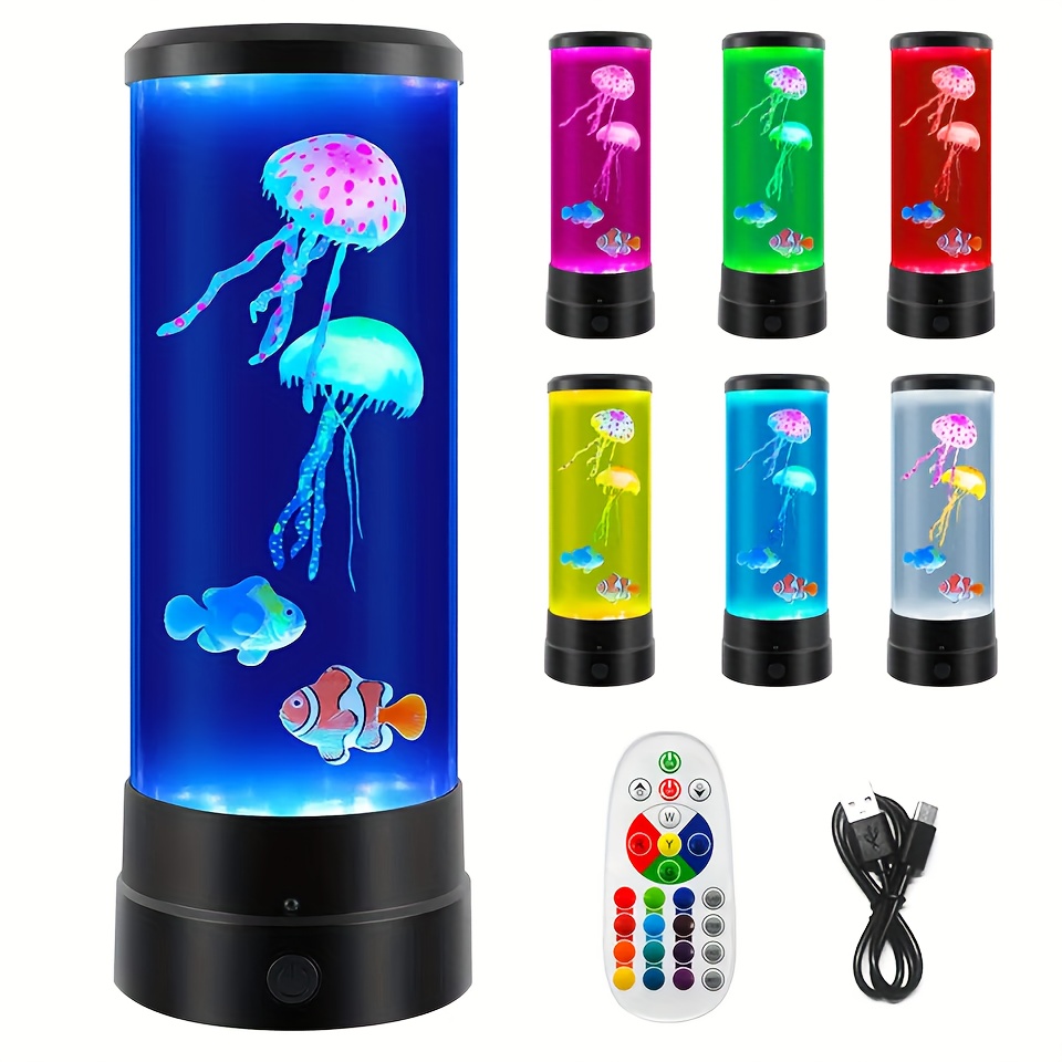 Petite lampe aquarium méduses - Tangram Montessori