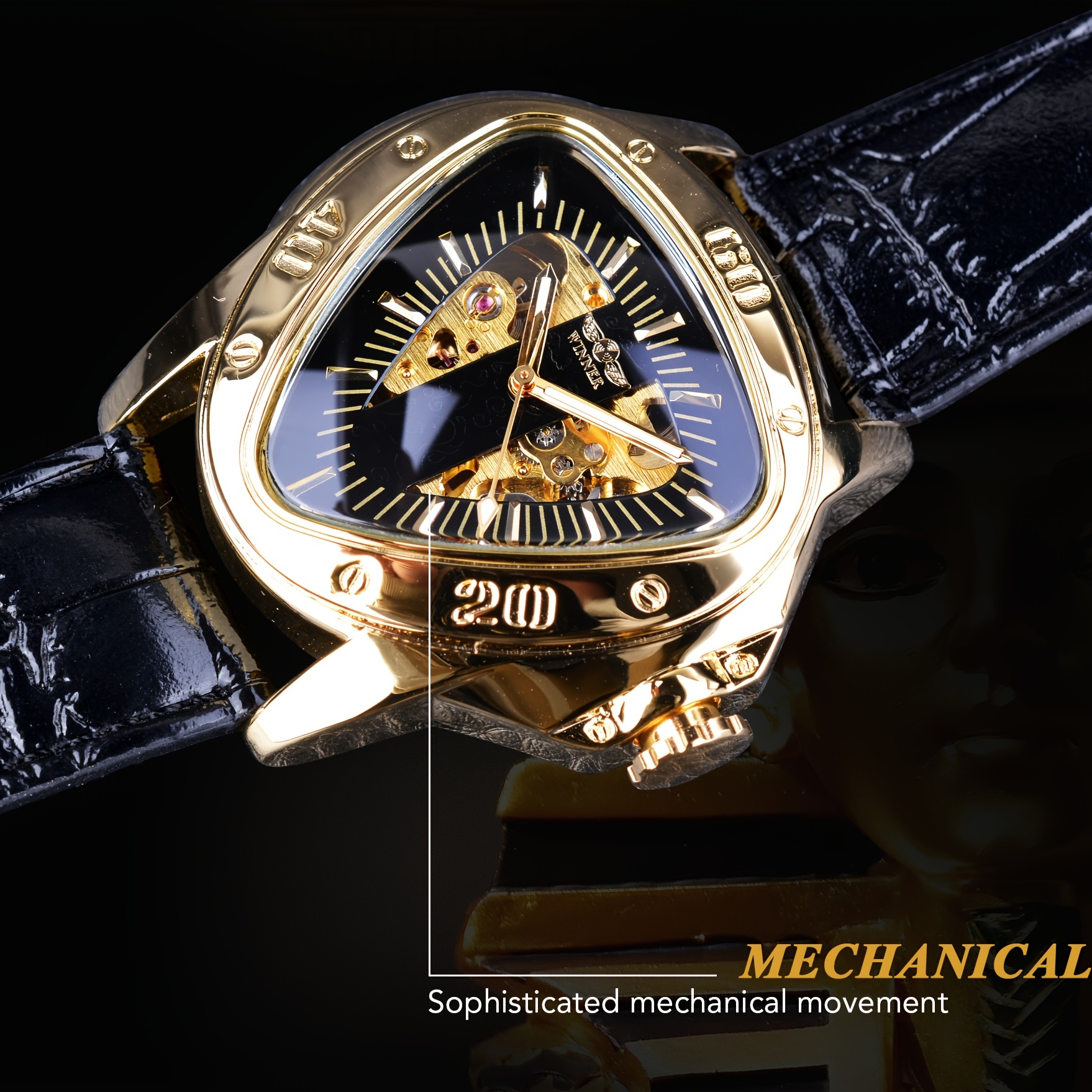 Luxury Steampunk Watch Gold and Silver 2