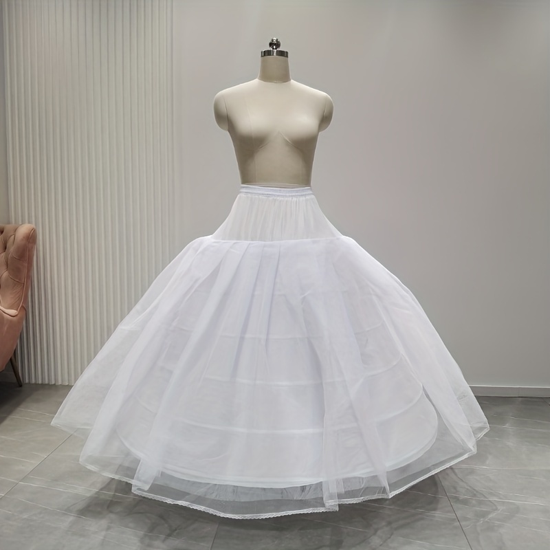 Tailed Petticoat for Wedding Dress/long Tail Boned Bridal