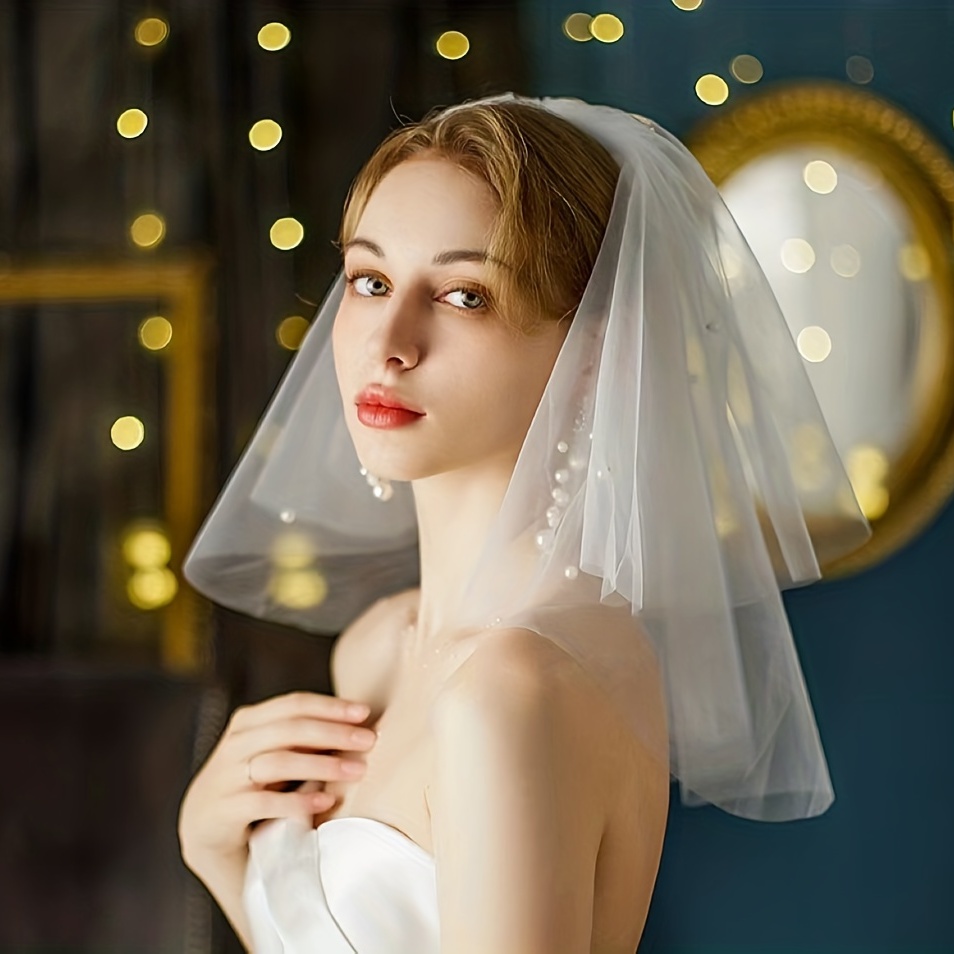 Short bridal veil with combs – I SWEAR YOU