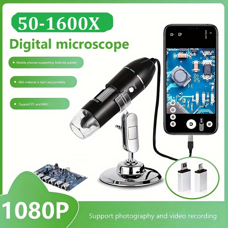 Microscope Numérique HD 3 En 1 Prenant En Charge Un Téléphone Portable, Un  Ordinateur Android, Un