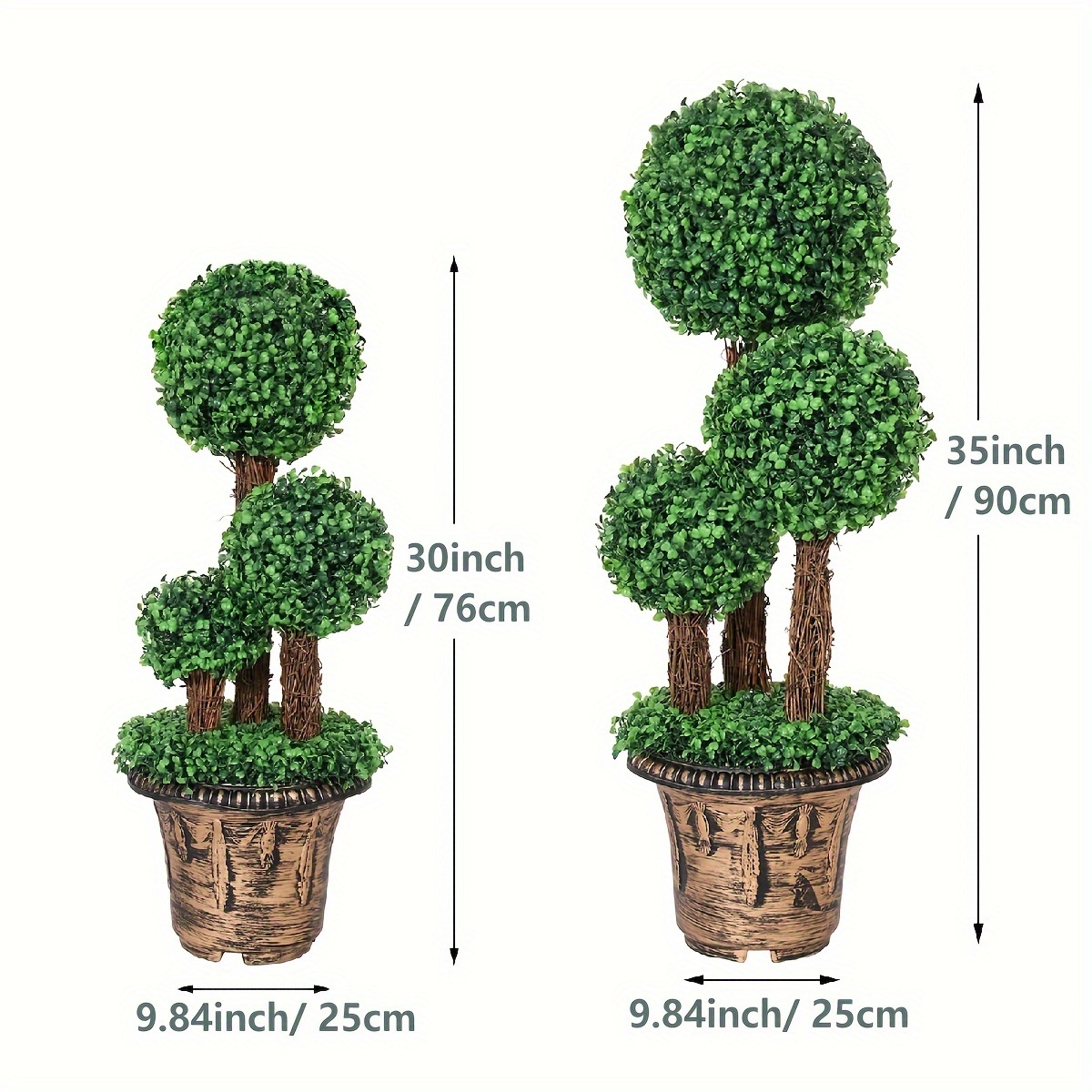 1pc Hanging Topiary Ball Boxwood Topiary Ball Artificial Topiary Plant  Decorative Balls For Wedding Decor Indoor Outdoor Backyard Balcony Garden  Decor Artifical Flower Uv Resistant Fake Plants Faux Plastic Floral Greenery  Shrubs