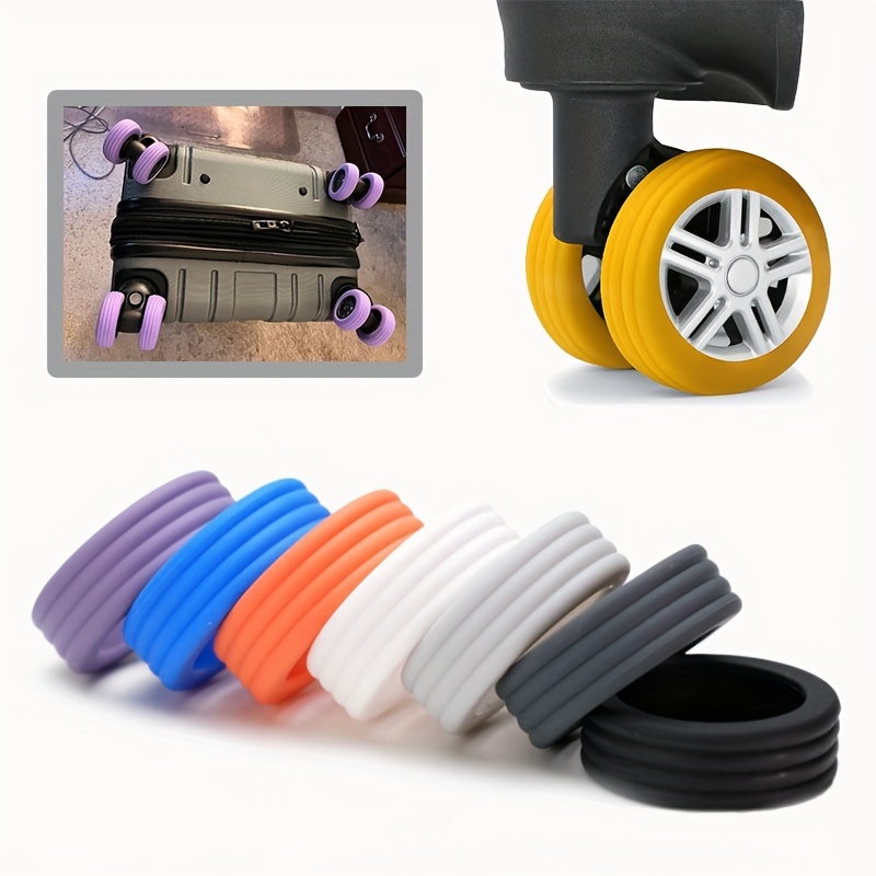 Suitcase Wheels Cover/suitcase Wheel Covers Carry Luggage - Temu