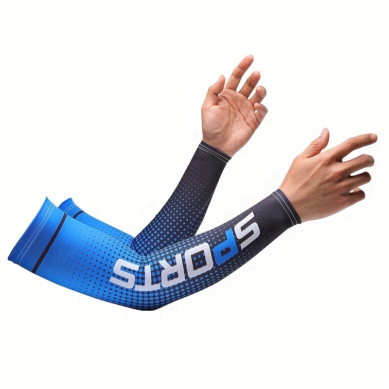 Uv Protection Arm Cooling Sleeves Sports Stay Cool Protected - Temu