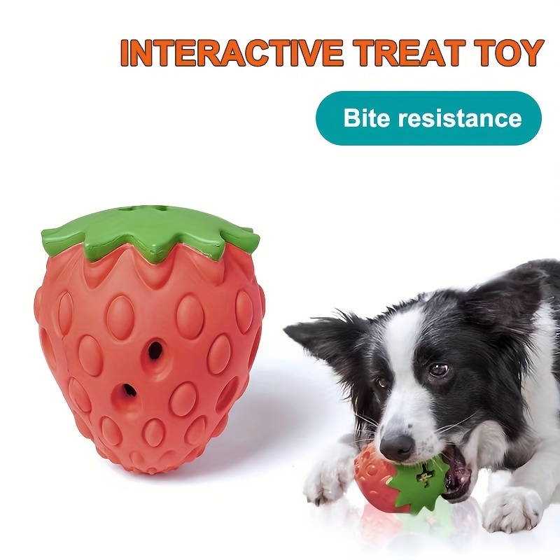 Strawberry Interactive Dog Chew Toy