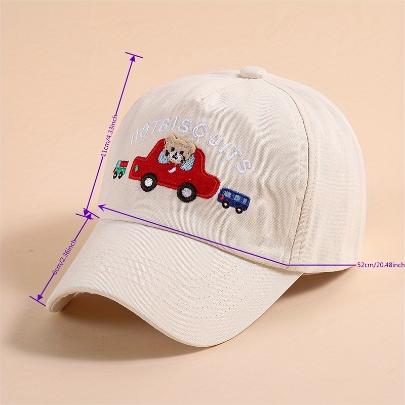 Children's Unisex road Vehicle Print Baseball - Temu