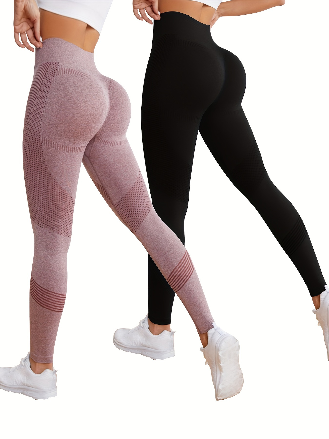 High Stretch Slim Fitted Workout Gym Sports Pants Seamless - Temu