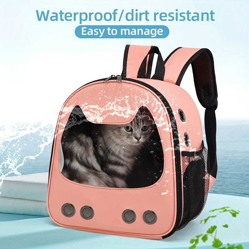 Pet Cat Carrier Bag Breathable Portable Cat Backpack Outdoor Travel  Transparent Bag For Cats Small Dogs Carrying Pet Supplies