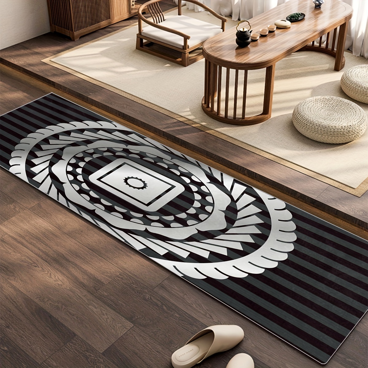 Hallway Runner Rug Mat Low Profile Ultra-Thin for Summer Using, Machine  Washable Throw Rugs, Extra Large Area Rug Non Slip Rug Runner Carpet, Easy