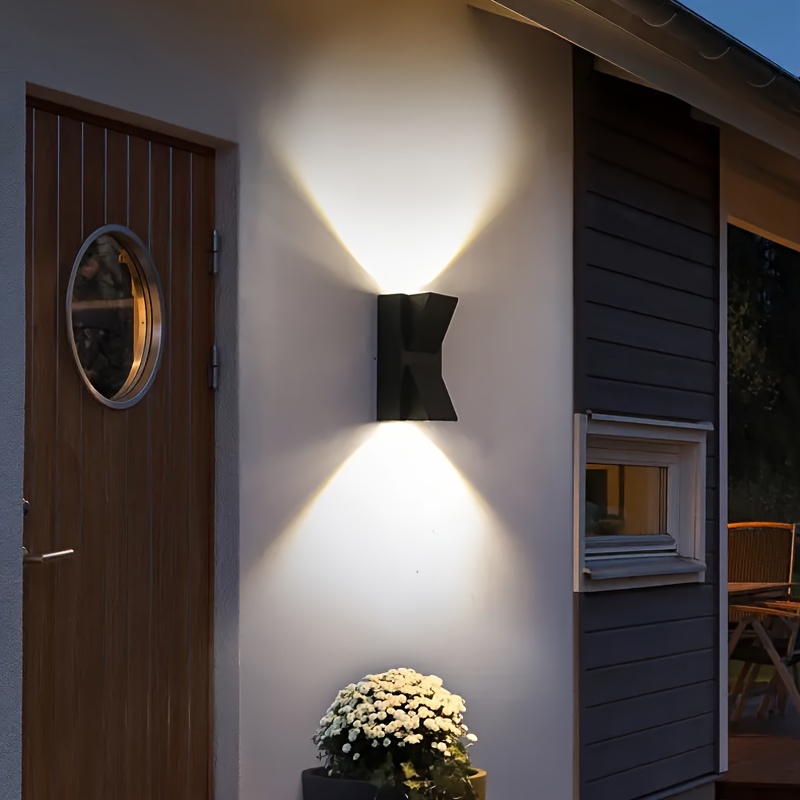 Lampada da parete a led lampada da esterno con sensore di movimento  Apparecchio Ip65 impermeabile moderna luce in alluminio illuminazione  decorativa per corridoio del sentiero del giardino