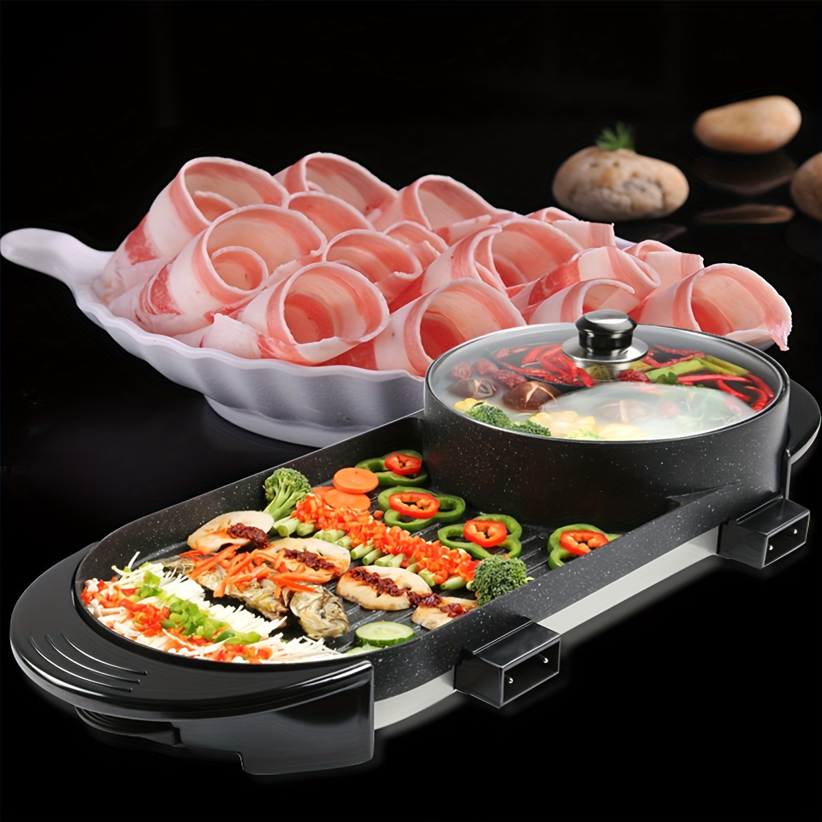 Mandarin Duck Hot Pot Electric, Shabu Shabu Pot Electric Grill