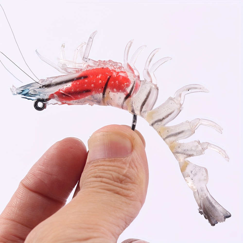Pre rigged Shrimp Soft Plastic Fishing Lures Premium Durable - Temu  Australia