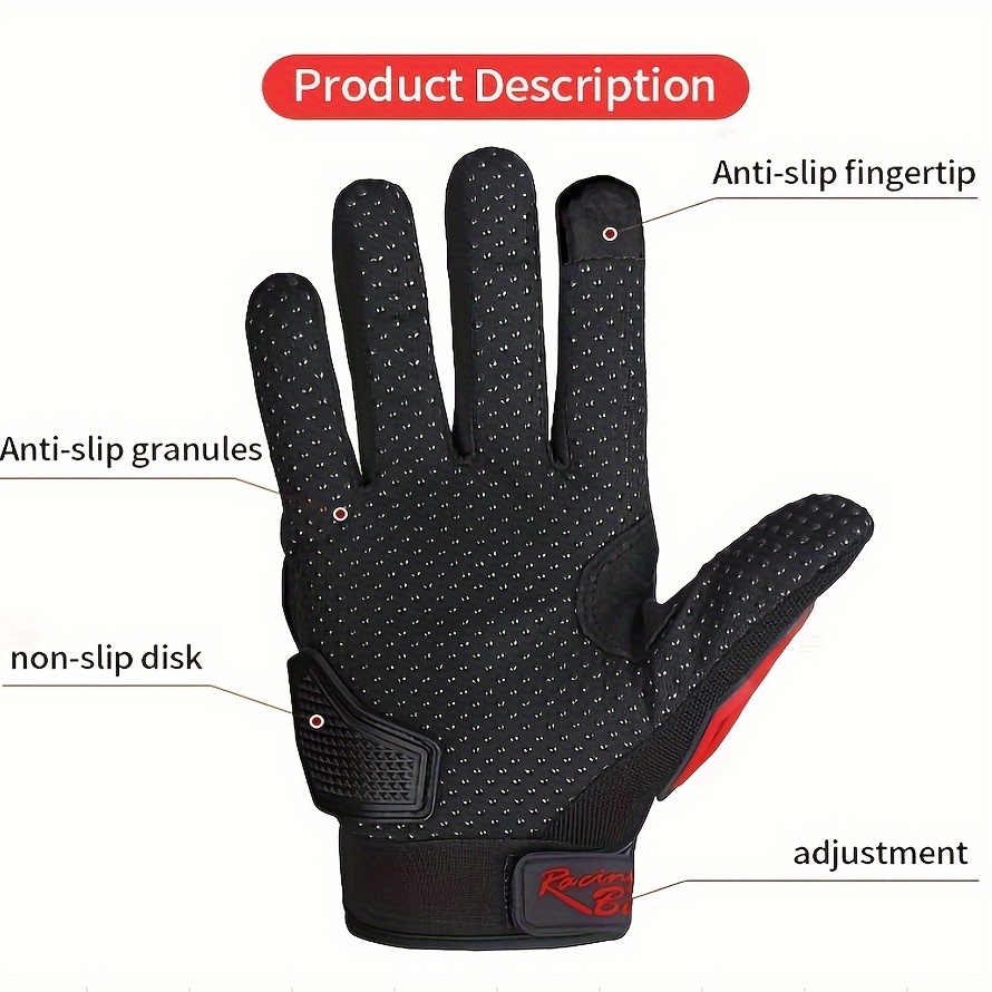 RACER® - E-GLOVE 4 bicycle gloves and protections