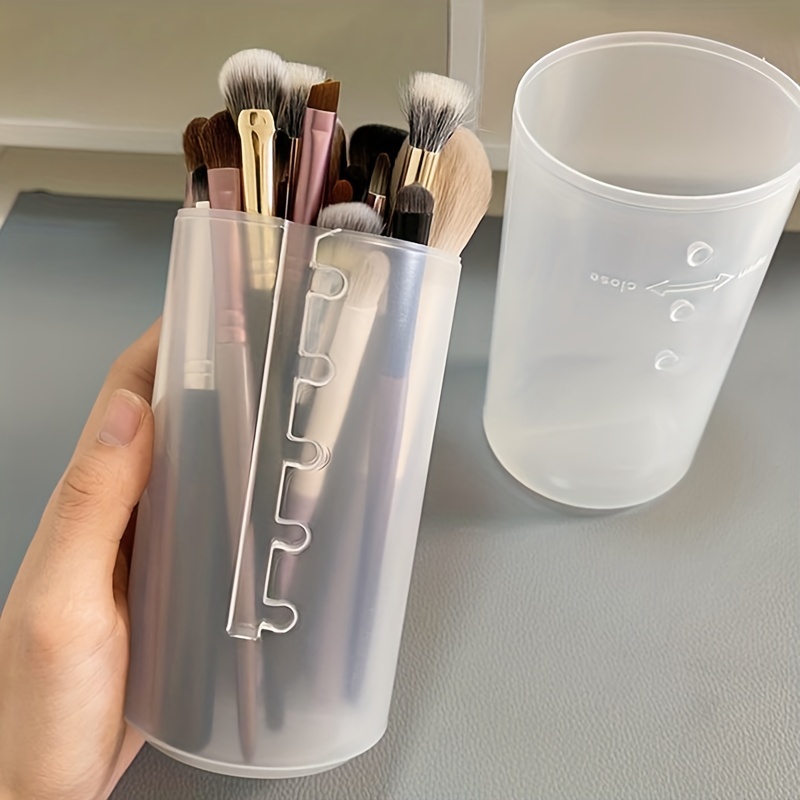 Makeup Brush Case Retractable Makeup Brush Holder Brush - Temu
