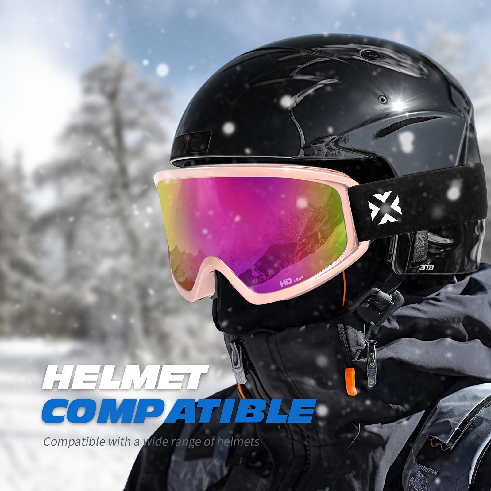 Gafas de esquí Juli, gafas de snowboard para hombre y mujer, moto de nieve,  esquí y patinaje