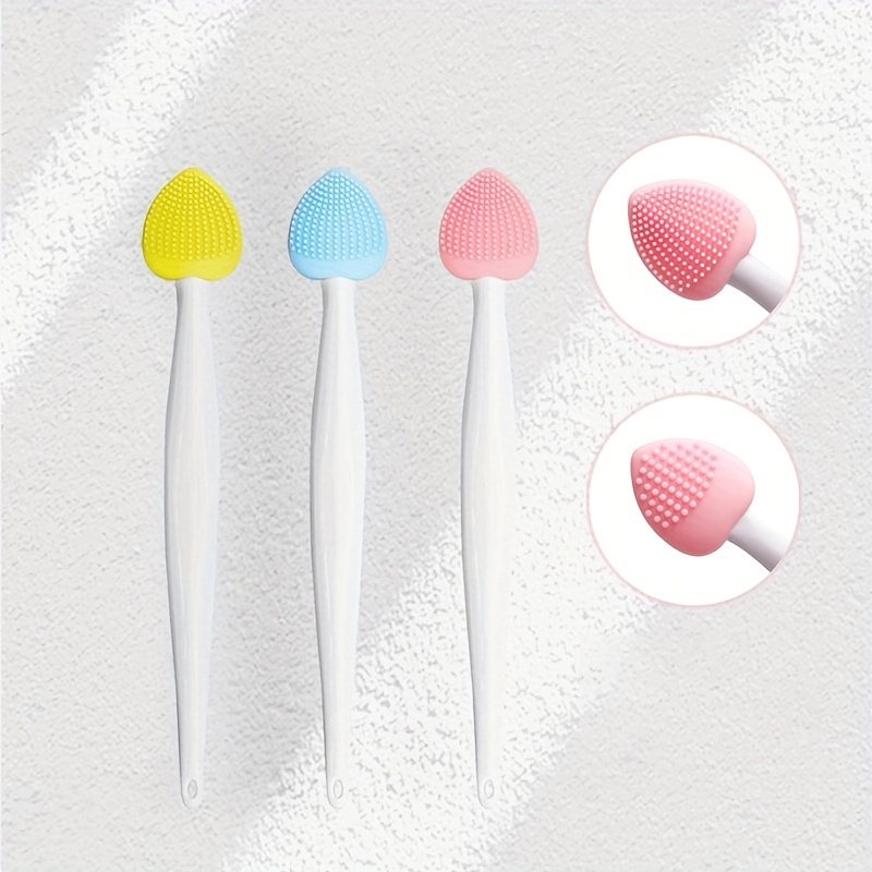 Nose Scrub Brush Double sided Silicone Exfoliating Nose - Temu