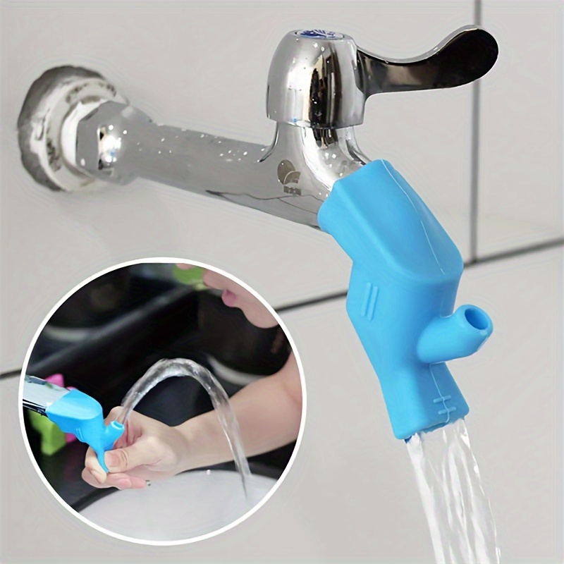 Silicone Kitchen Tap Filter Faucet Extender Water-saving Extension Water  Nozzle