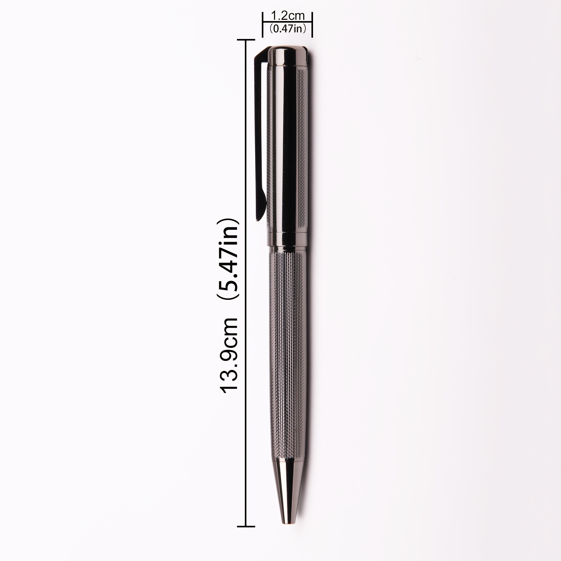 Stylish Metal Ballpoint Pen with 1.0mm Ink Refill