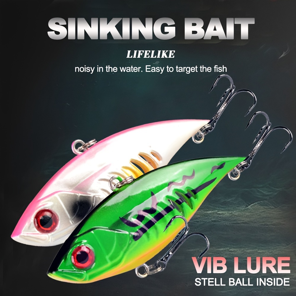 Wobbler Crankbait Vib Fishing Lure For Bass Artificial Hard - Temu