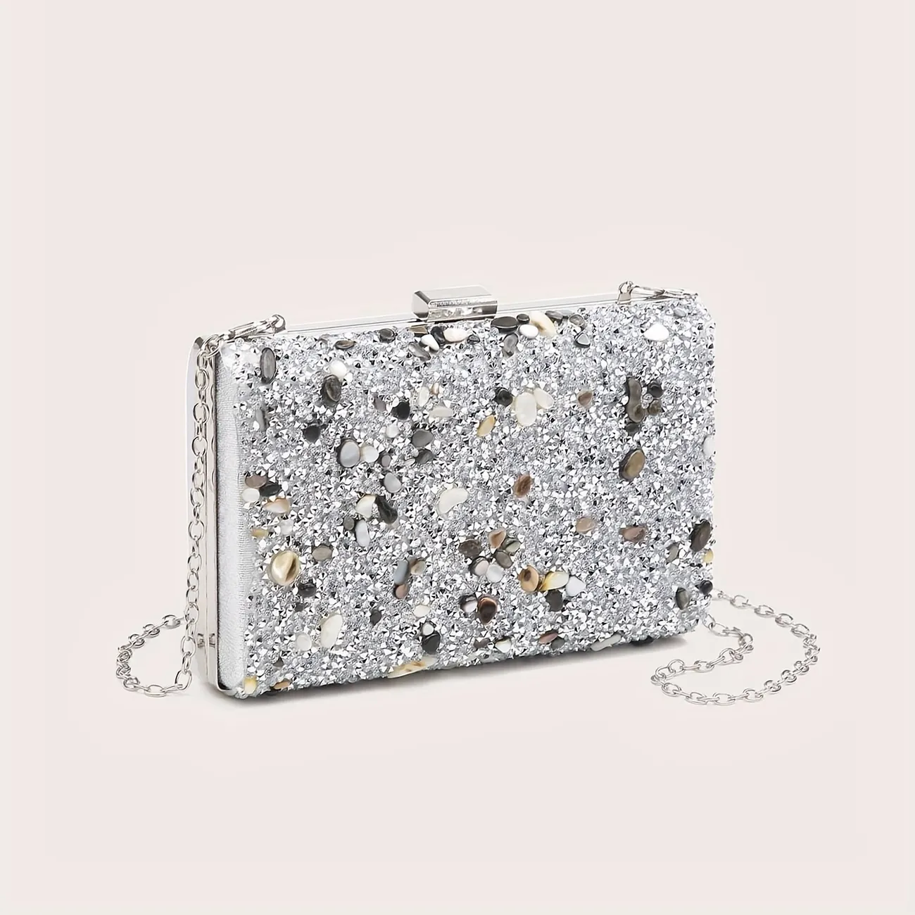 New Fashion Glitter Bling Bling Crystal Heart Shaped Classic Tassel Women's  Party Clutch Bags Versatile with Chain Wedding Evening Bags Handbag - China  Hand Bag and Evening Bag price