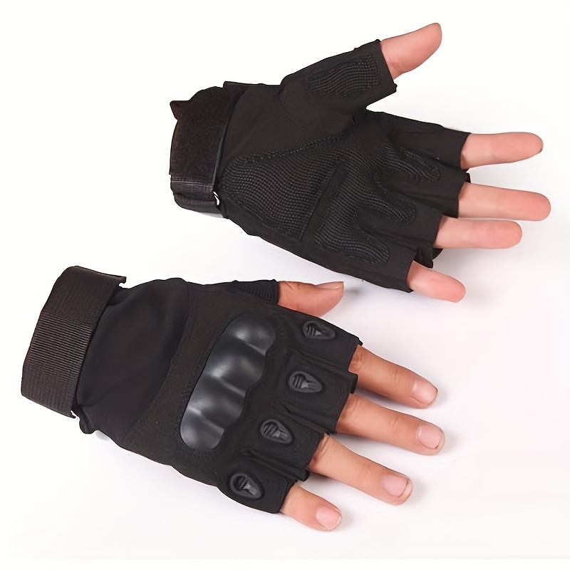 Thick Anti Slip Wear resistant Half Finger Gloves Three - Temu New Zealand